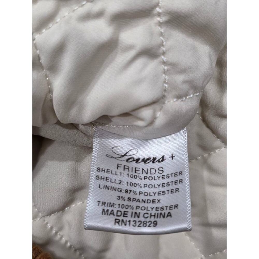 Lovers & Friends x Revolve Y2K Simone Faux Fur Sherpa Bomber Cream XS A004174 - Picture 6 of 8